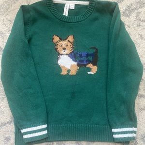 Janie and Jack boys dog sweater size 4